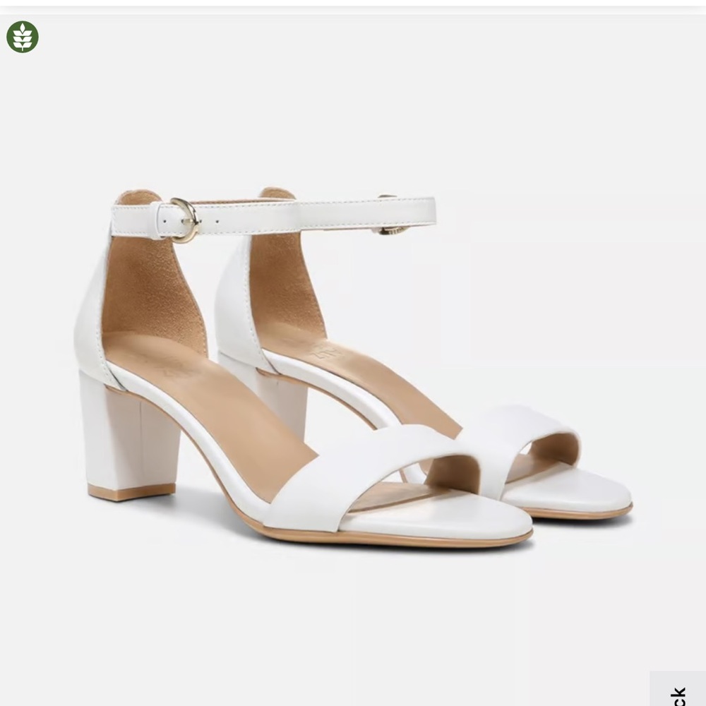 White Block Heels - 7.5W Naturalizer